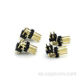 Conector de clavija de 2,54 mm de doble fila H5.0 mm 6P